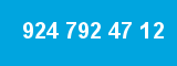 924 792 47 12 924 792 47 12